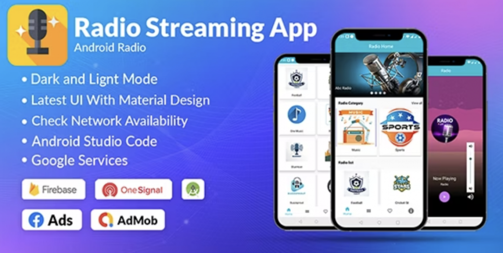 Radio streaming app
