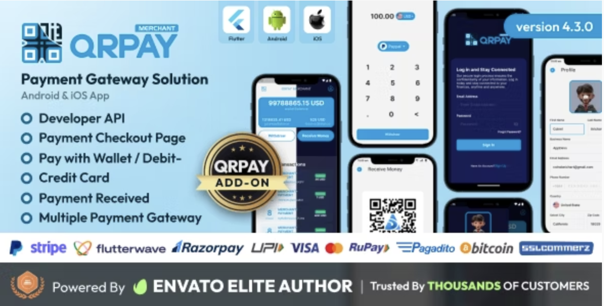 QRPay Merchant – Payment Gateway Solution