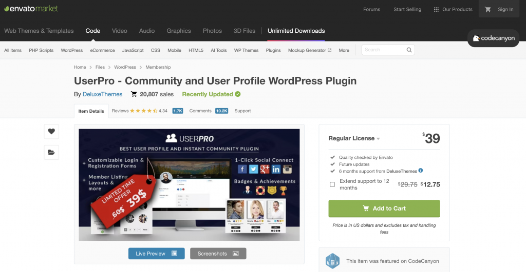 UserPro - Community and User Profile WordPress Plugin