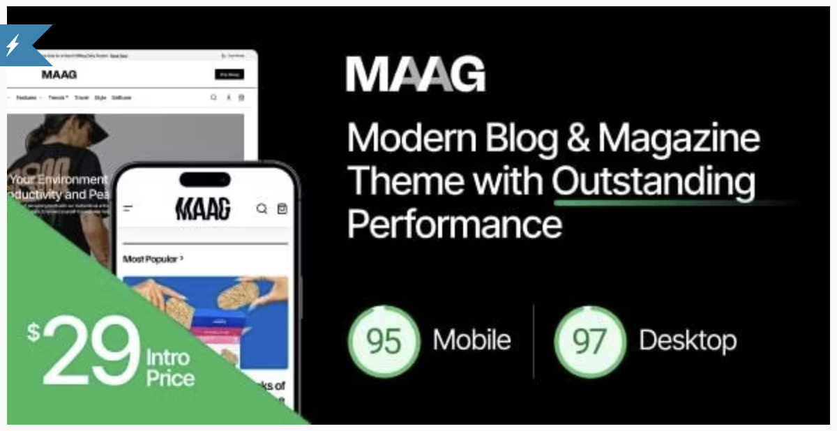 Maag - Modern Blog & Magazine Theme