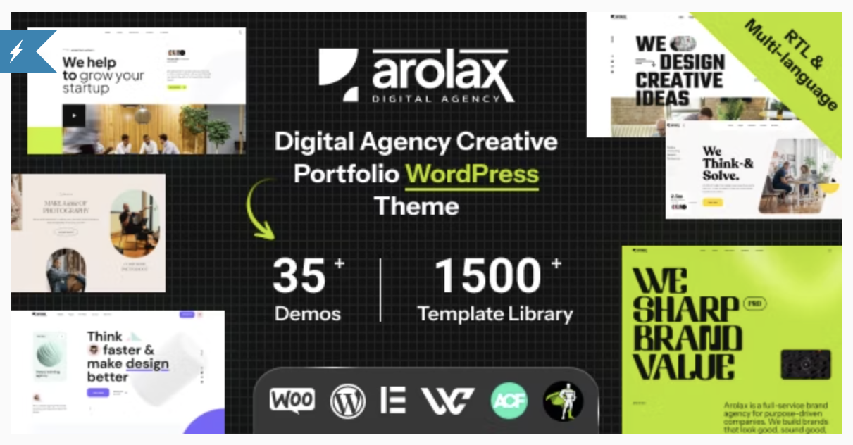 Arolax Creative Digital Agency Theme