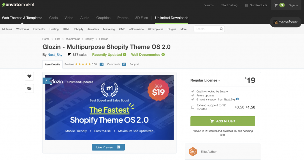 Glozin - Multipurpose Shopify Theme OS 2.0