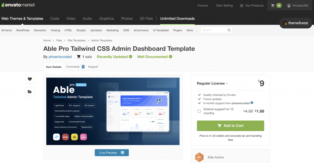 Able Pro Tailwind CSS Admin Dashboard Template