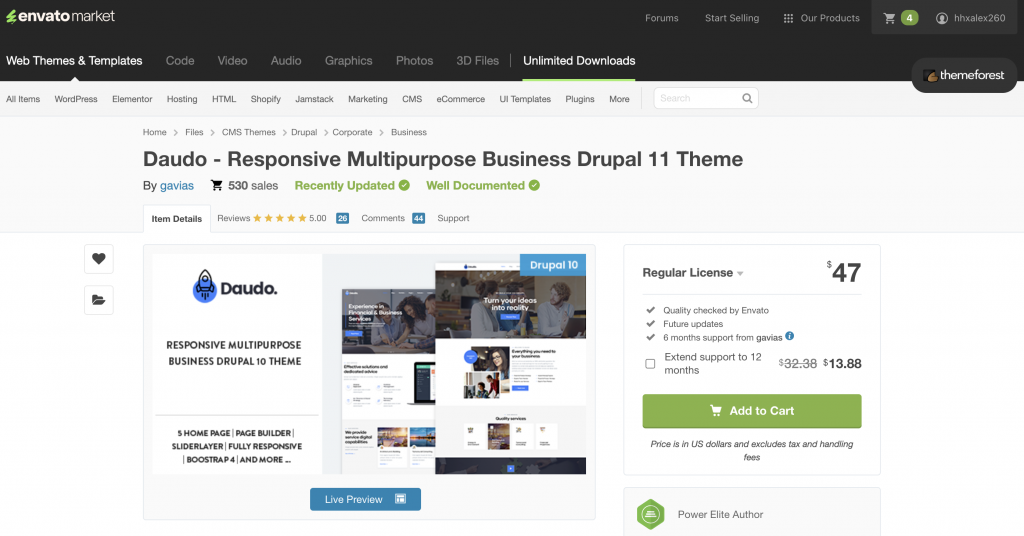 Business Drupal 11 Theme