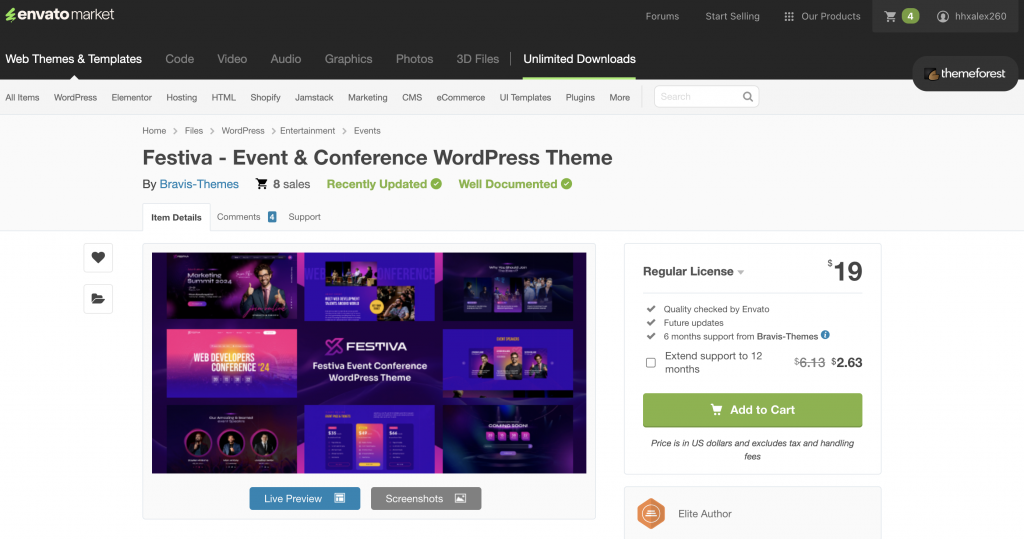 Festiva - Event & Conference WordPress Theme