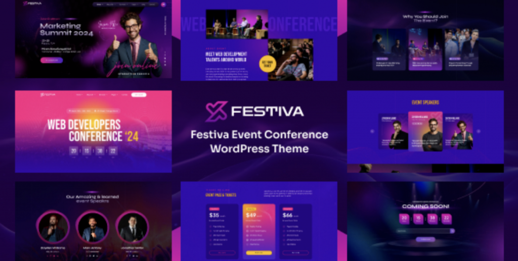 Festiva - Event & Conference WordPress Theme