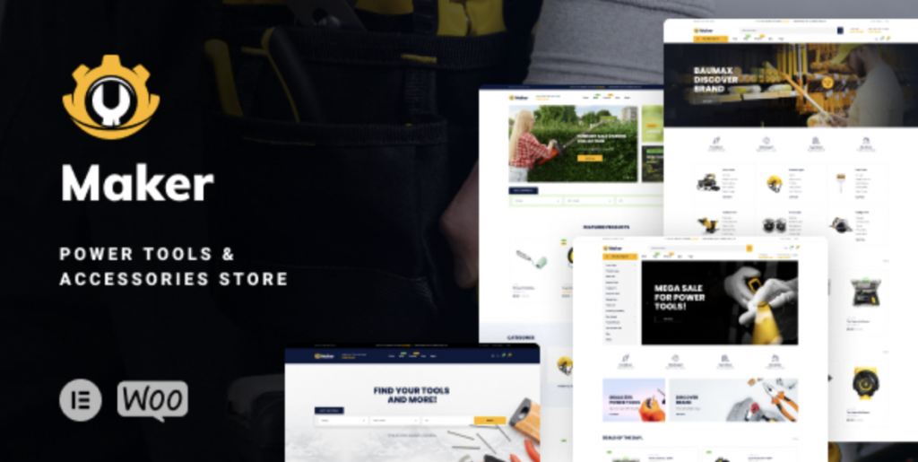 Maker – Tools Store WordPress Theme