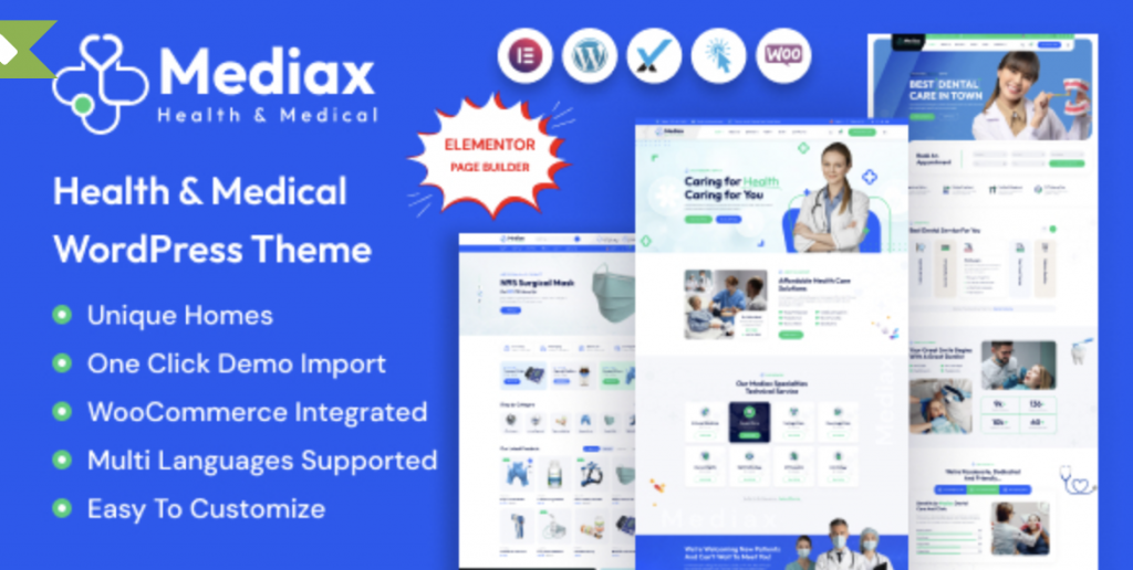 Mediax - Health & Medical WordPress Theme