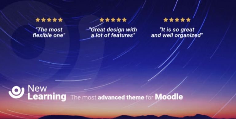 New Learning Premium Moodle Theme