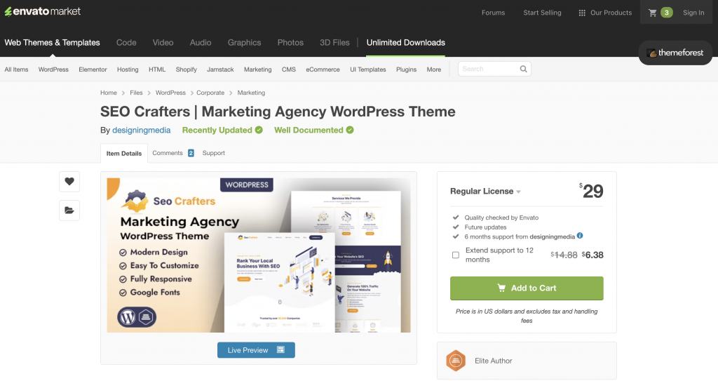 SEO Crafters Theme