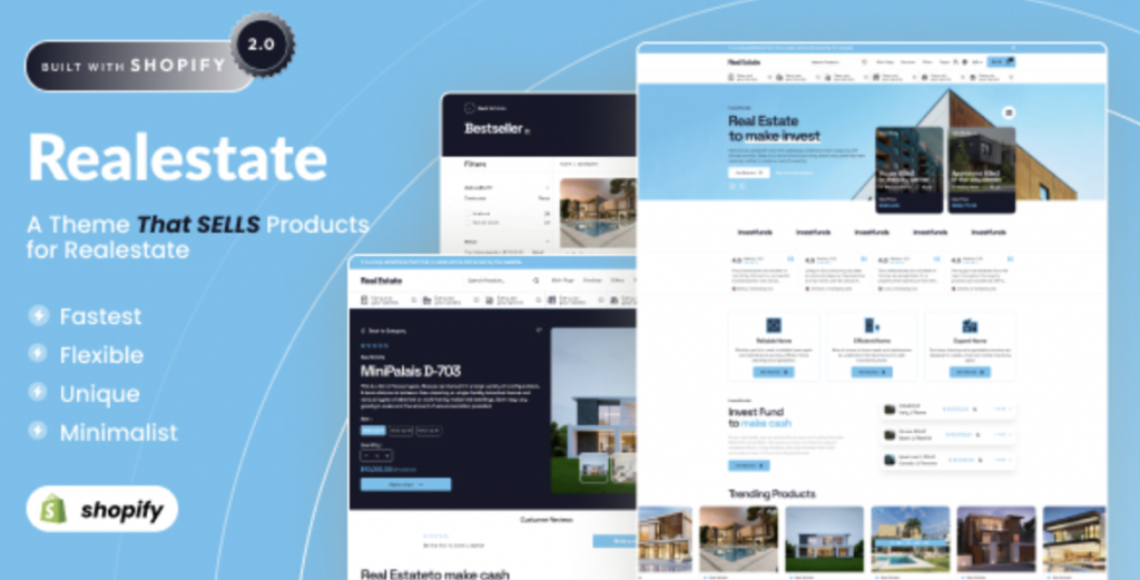 Real Estate - Single Property & Apartments Shopify 2.0 Theme