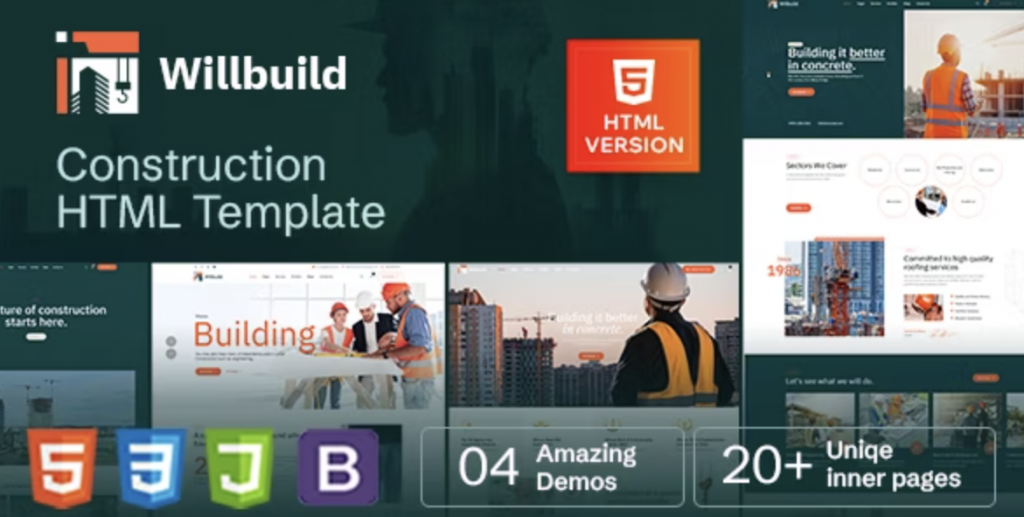 Willbuild - Construction HTML Template