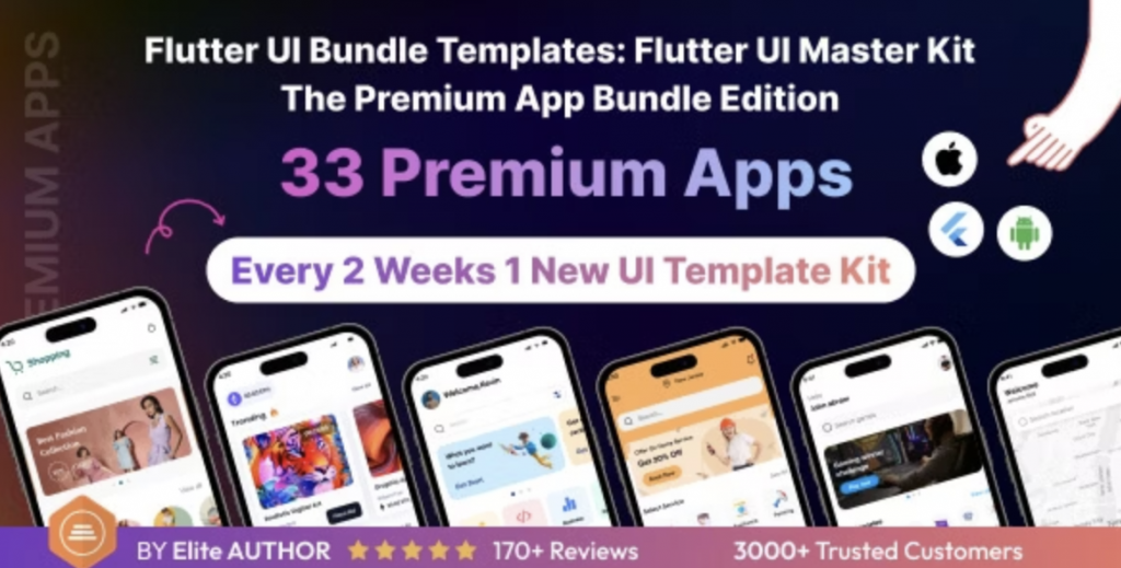 Flutter UI Bundle templates