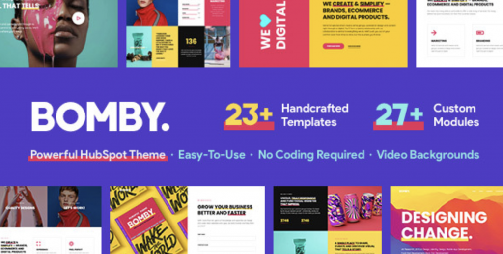 Bomby - Creative Multi-Purpose HubSpot Theme