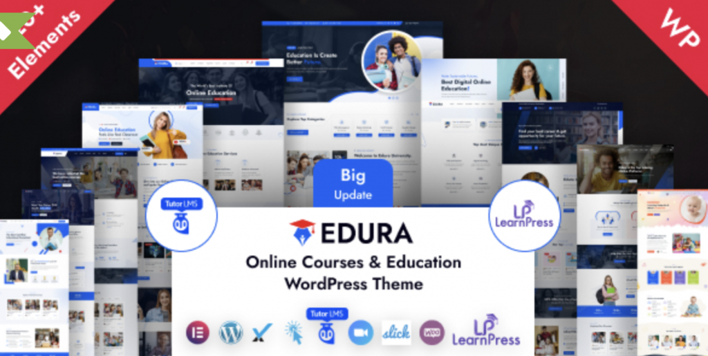 Edura – Online Courses & Education WordPress Theme