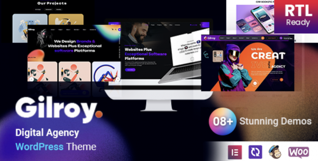 Gilory Digital Agency WordPress Theme