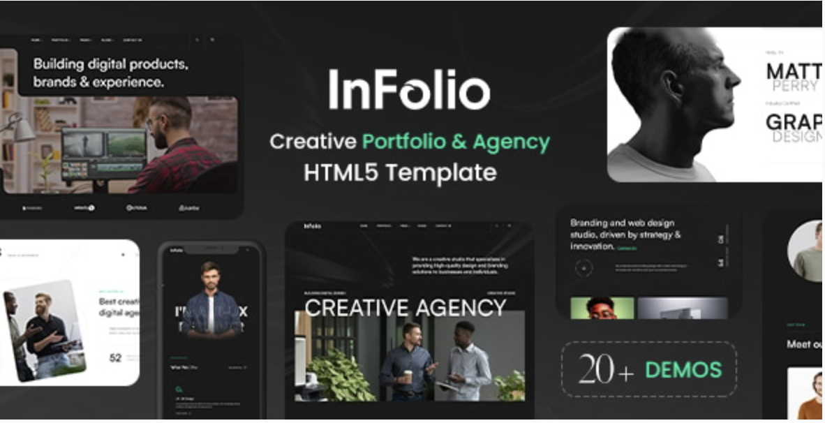 Infolio – Creative Portfolio & Agency Template