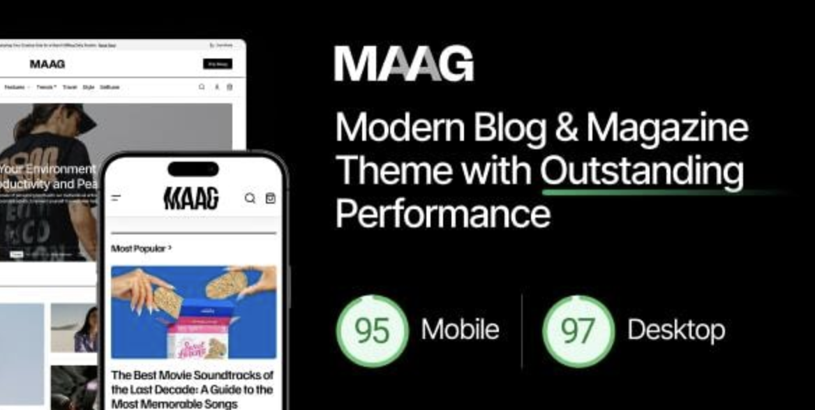 <strong>Maag – Modern Blog & Magazine WordPress Theme Review</strong>