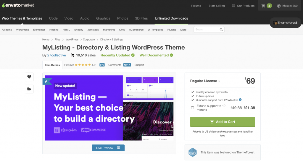 MyListing - Directory & Listing WordPress Theme