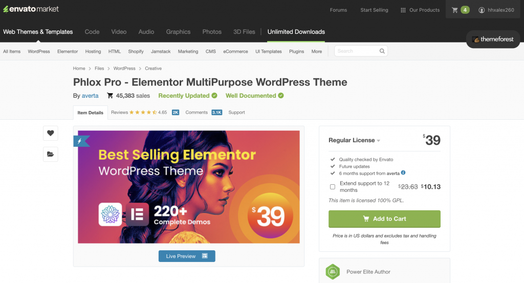 Phlox Pro - Elementor MultiPurpose WordPress Theme