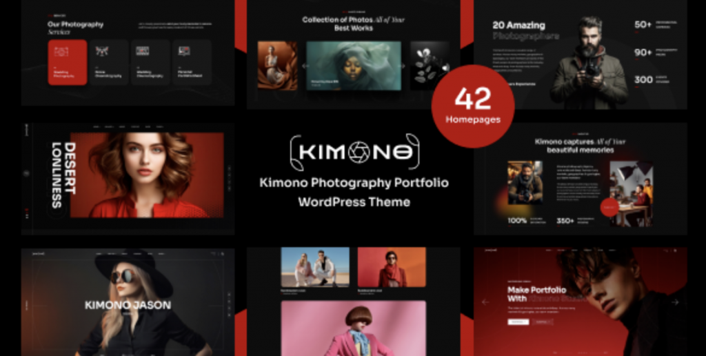 Kimono - Photography Portfolio WordPress Theme