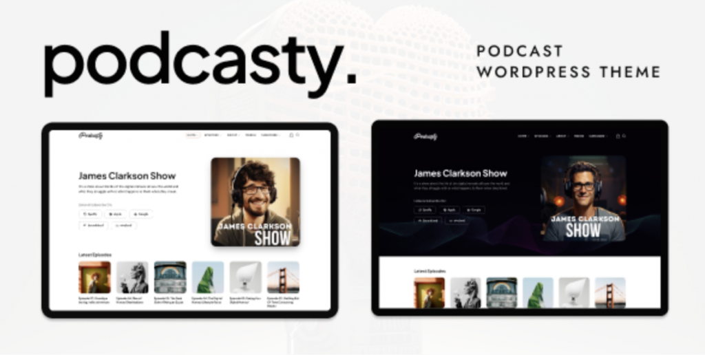 Podcasty - WordPress Podcast Theme