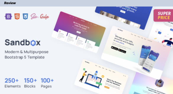 Top Features of Sandbox Bootstrap 5 Template Explained