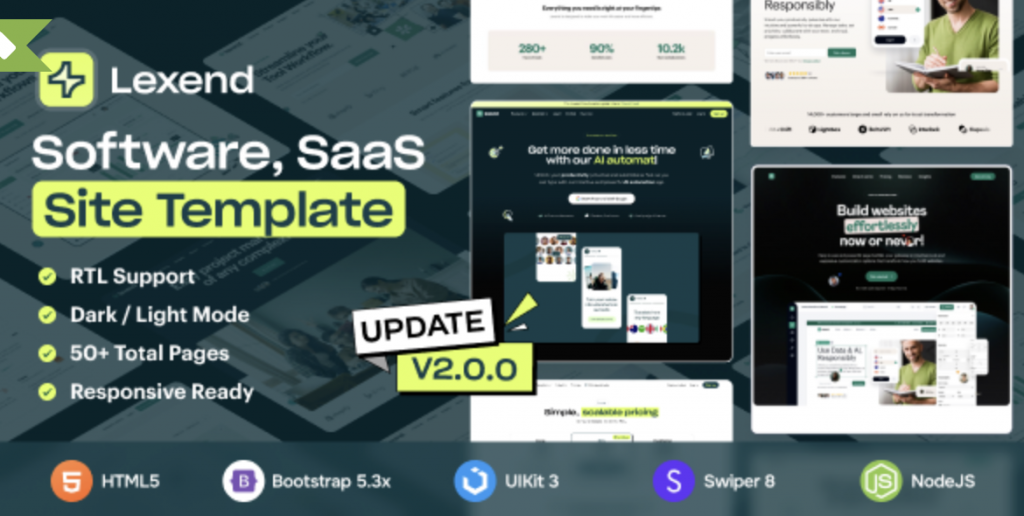 Lexend - Software, SaaS & Startup HTML5 Template