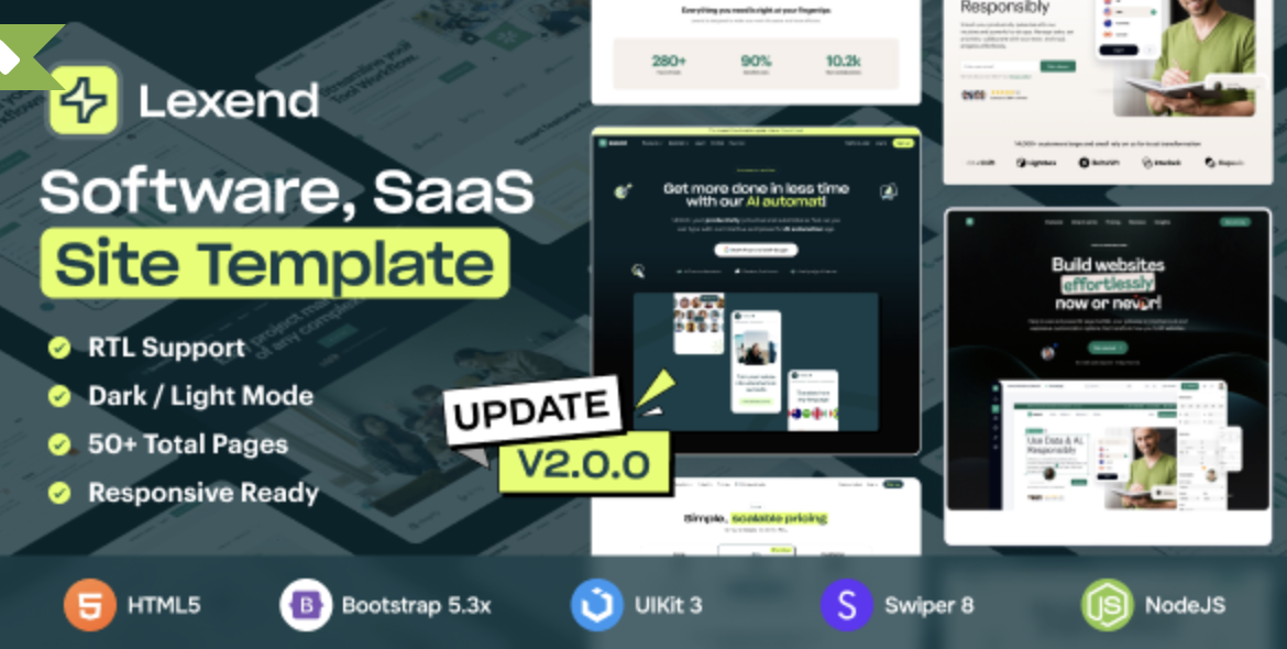 Lexend – Software, SaaS & Startup HTML5 Template