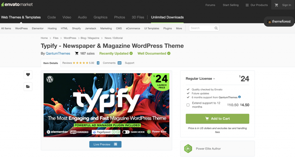 Typify - Newspaper & Magazine WordPress Theme