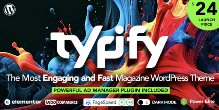 Typify - Newspaper & Magazine WordPress Theme