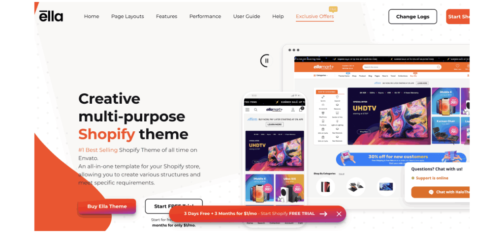 Ella Shopify Template