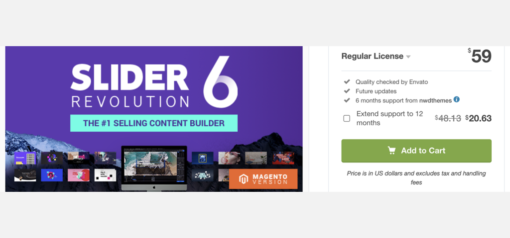 Slider Revolution Plugin Pricing